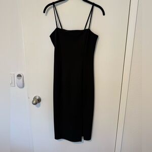 Leith Black Midi Dress